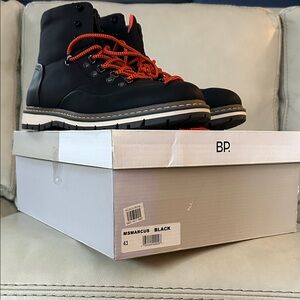 BP. Men’s Black Hiking Boots, new in box, size 43 or US 10